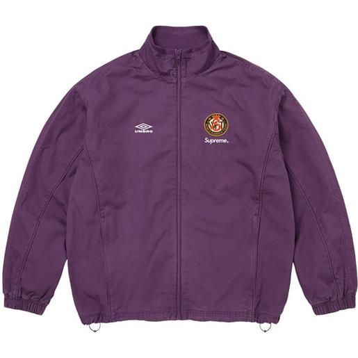 Supreme x umbro giacca sportiva con zip - viola