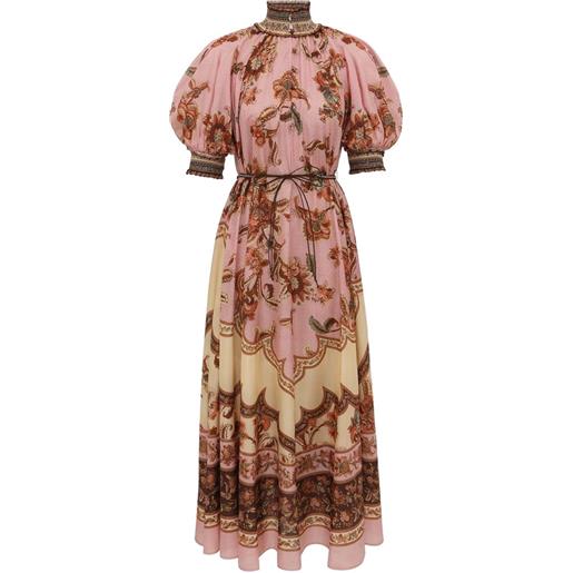 ZIMMERMANN abito lungo aster - rosa