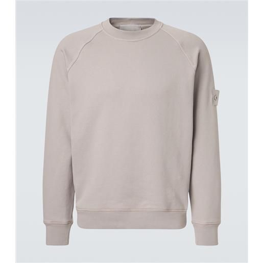 Stone Island felpa compass in jersey di cotone