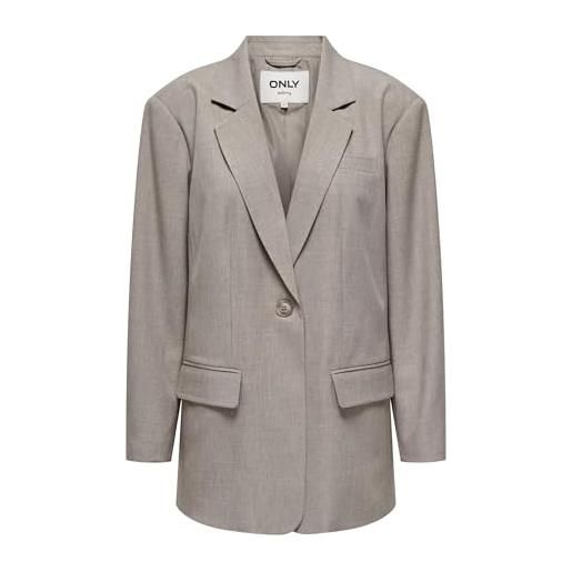 ONLY onllinda life ls boyfr mel blazer cc tlr, fungi/dettaglio: melange, xs