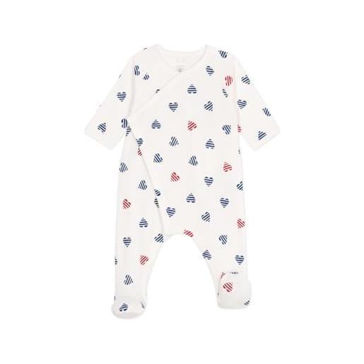 Petit Bateau a0cfe, dormi bene unisex - bimbi 0-24, bianco/multicolore, 6 mesi