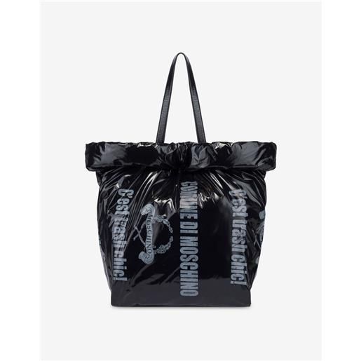 Moschino - trash bag - nero