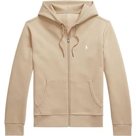 Polo Ralph Lauren felpa a doppia maglia con zip - toni neutri