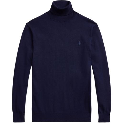 Polo Ralph Lauren maglione a collo alto - blu