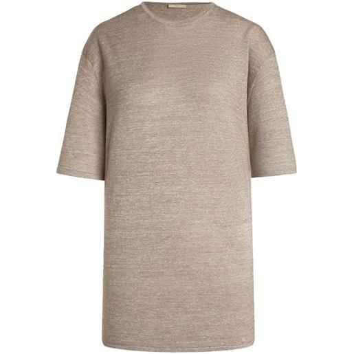 12 STOREEZ t-shirt girocollo - toni neutri