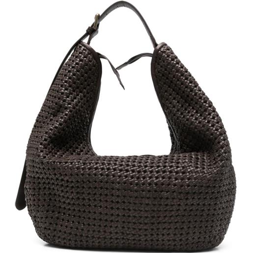 Officine Creative vicky 002 buckle shoulder bag - marrone