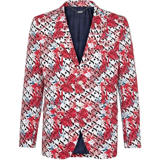Billionaire blazer con vestibilità slim - rosso