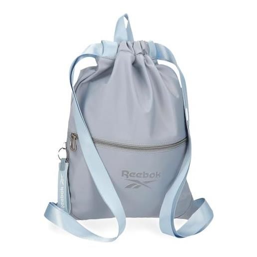 Reebok annabel zaino sacco blu 36 x 45 cm poliestere e pu by joumma bags by joumma bags, blu, zaino sacco