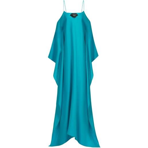 Taller Marmo abito lungo farrow in lino - blu