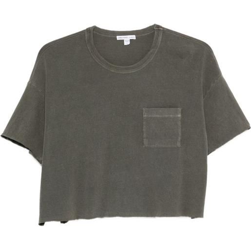James Perse pocket short-sleeve t-shirt - verde