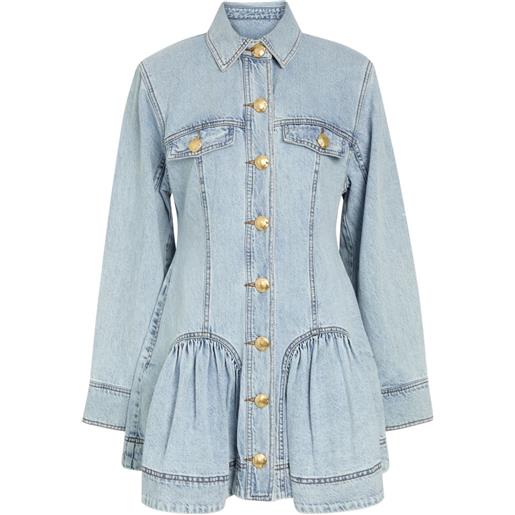 Aje abito corto noa denim - blu