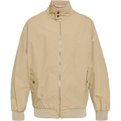 MM6 Maison Margiela giacca a collo alto con zip - toni neutri