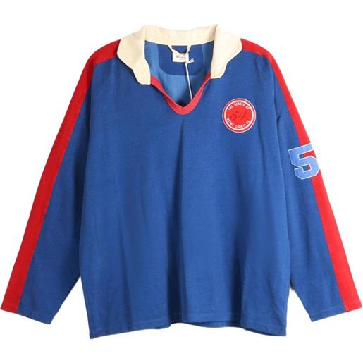 BODE camicia lakewood con applicazione logo - blu