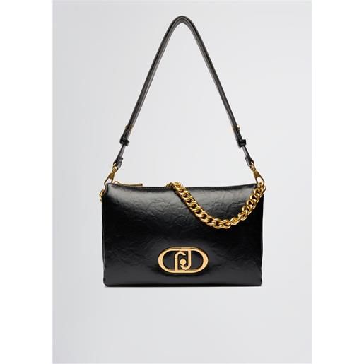 Liu jo borsa lapuffy grande, nero