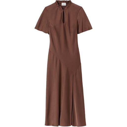 Claudie Pierlot abito con ruches - marrone