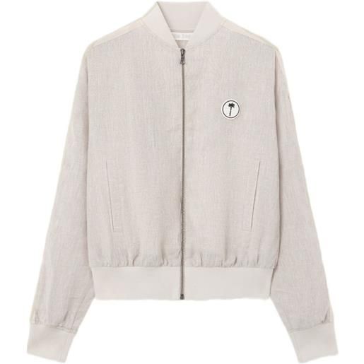 Palm Angels giacca con logo - toni neutri