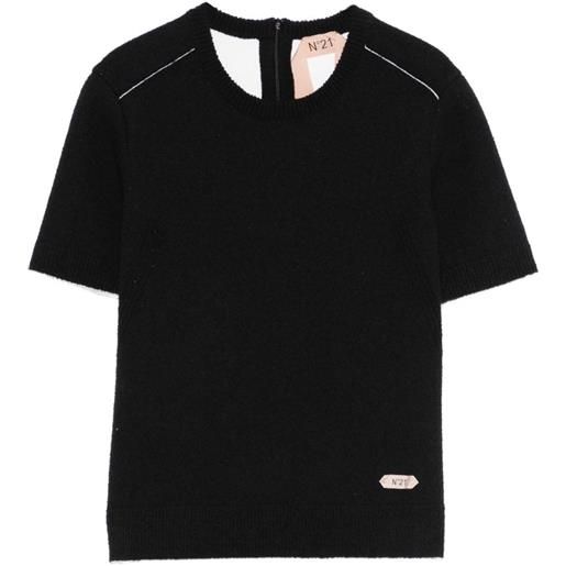 Nº21 maglione girocollo - nero