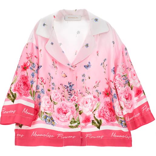 Monnalisa camicia con stampa floreale