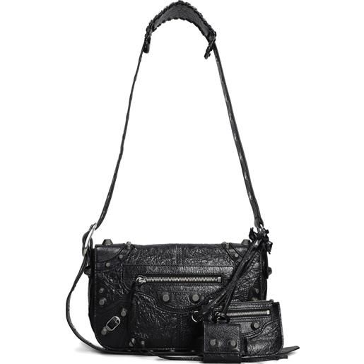 Balenciaga borsa a spalla le cagole media - nero
