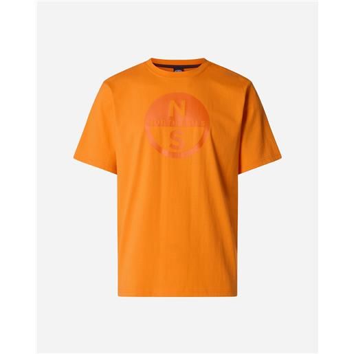 North Sails logo bollo m - t-shirt - uomo - arancione