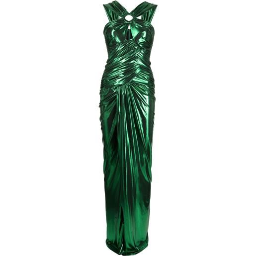Zuhair Murad abito da sera smanicato - verde