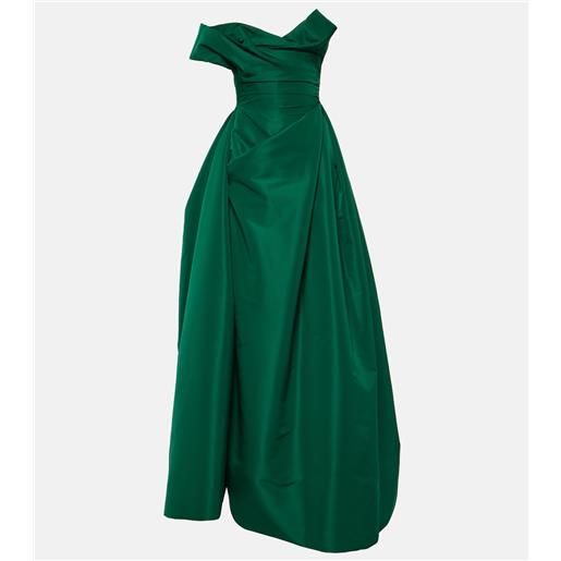 Vivienne Westwood abito lungo con scollo bardot