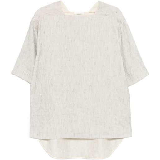 The Row top con maniche corte - grigio