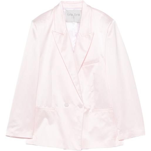 Forte Forte blazer doppiopetto - rosa