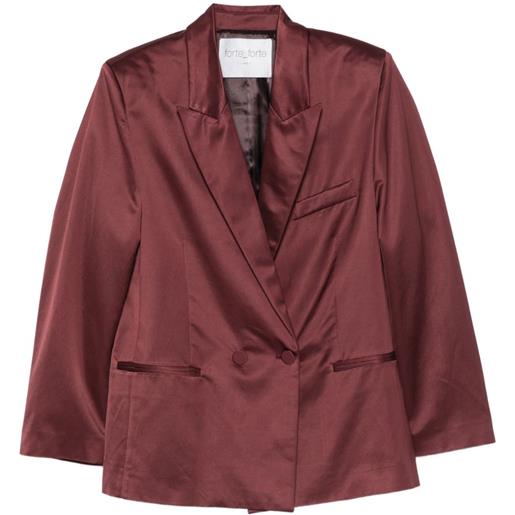 Forte Forte blazer doppiopetto - rosso