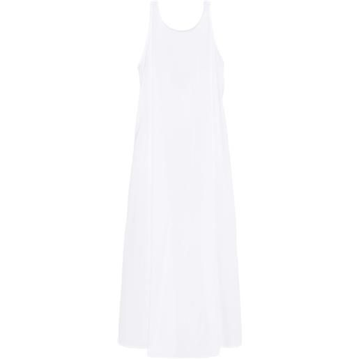 Max Mara abito midi svasato smanicato - bianco