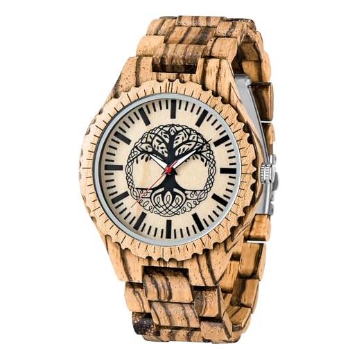 VICTERR Orologio Da Parete In Legno Con Messaggio Per Papà, Regalo Personalizzato Per La Festa Del Papà, Compleanno, Con Segnalibro E Biglietto - 4