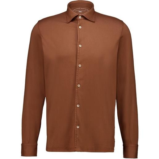 Fedeli camicia giza - marrone