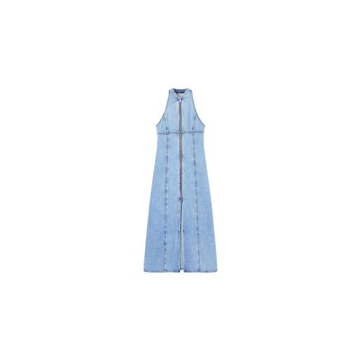 A|X Armani Exchange per donna. Xw002261af21338mb001 abito in denim blu [3327203], casual, cotone, senza maniche / cinghie