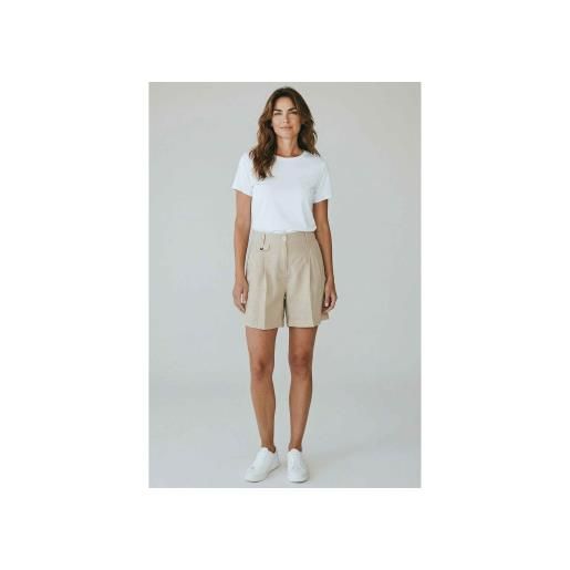 PennyBlack per donna. 2611141023200 pantaloncini di lino beige pbbaddobbo [3333928], casual