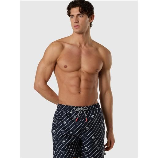 North Sails - pantaloncini da bagno volley guess x north sails