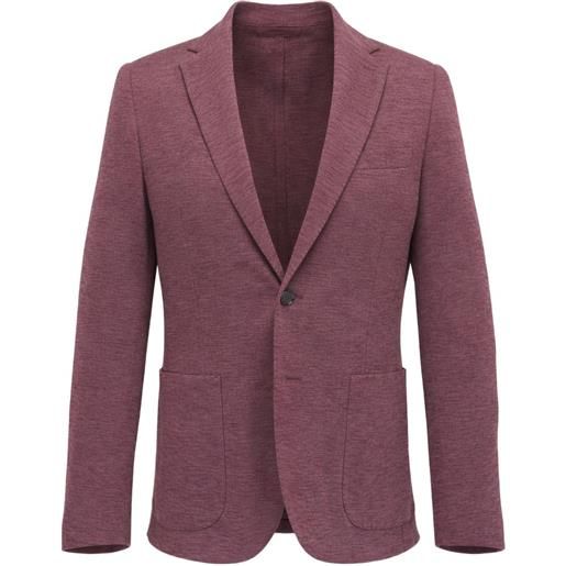 Maurizio Baldassari blazer monopetto con revers classici - rosso
