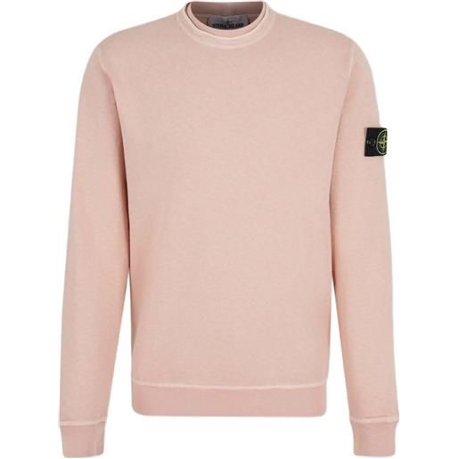 Stone Island maglione con applicazione logo - rosa