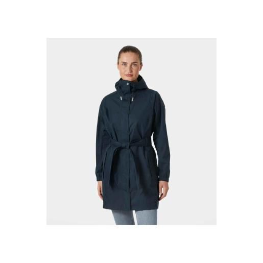 Helly Hansen per donna. 54376 trench coat classico blu navy [3310427], casual, poliestere