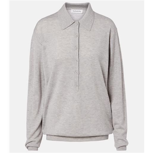 The Frankie Shop pullover polo tala in misto lana