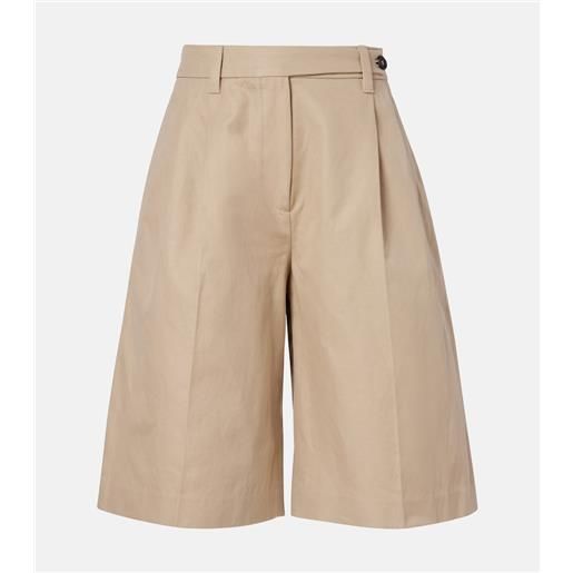 Brunello Cucinelli shorts in cotone e lino
