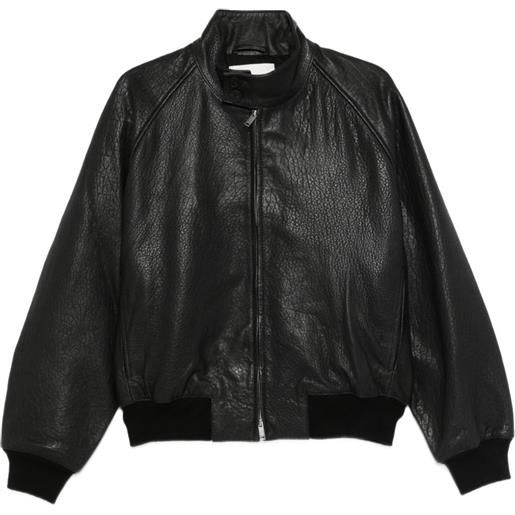 Studio Nicholson bomber con zip - nero