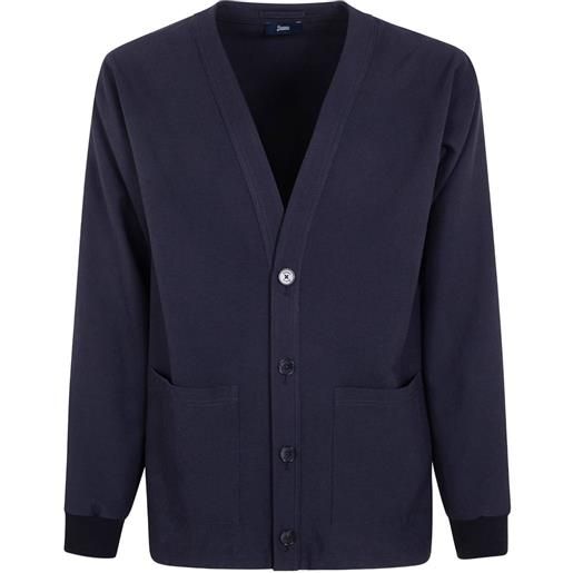 Herno cardigan con scollo a v - blu