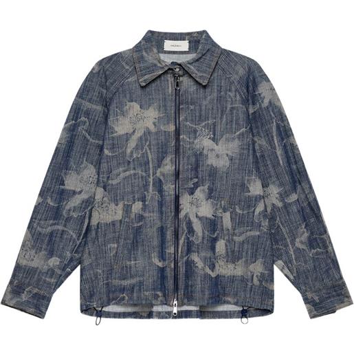 MALIPARMI giacca a fiori - blu