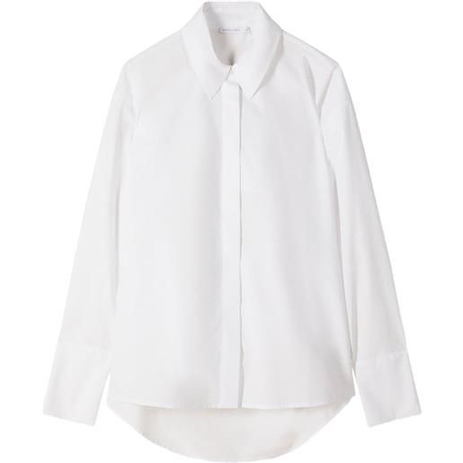 Patrizia Pepe camicia con schiena scoperta - bianco