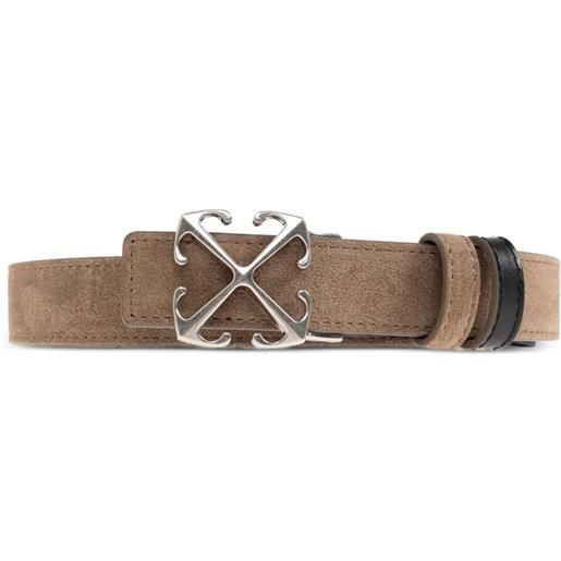 Off-White cintura con fibbia arrows - toni neutri