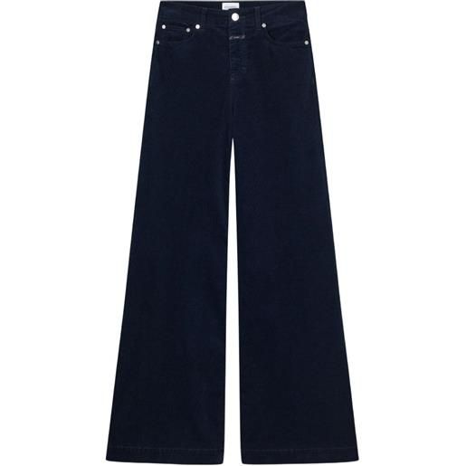 Closed pantaloni a coste - blu