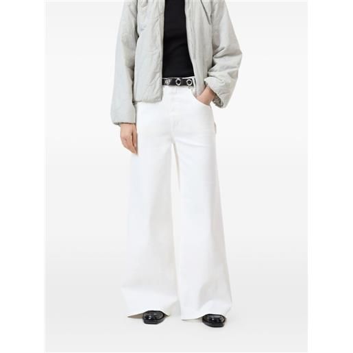 Closed jeans a gamba ampia - bianco