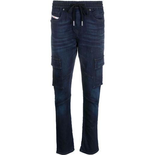 Diesel jeans d-ursy affusolati - blu