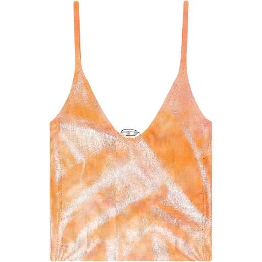 Diesel canotta m-ismina - arancione