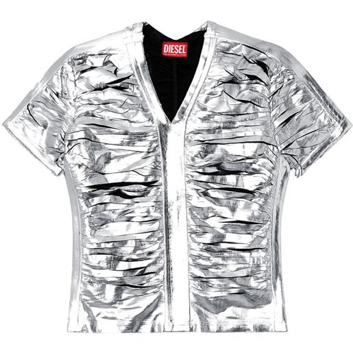 Diesel t-shirt t-ai - argento